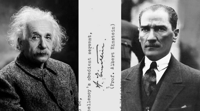 Albert Einstein’ın, Mustafa Kemal Atatürk’e Yazdığı Mektup