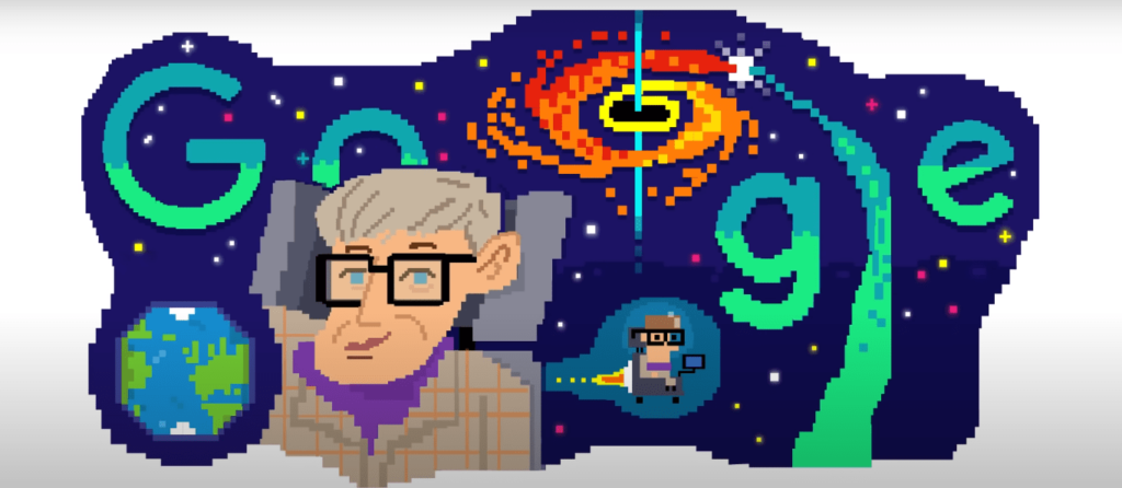 stephan hawking google