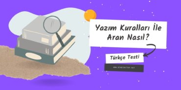 türkçe testi yazım kuralları