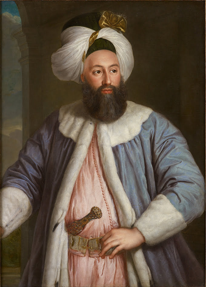 Portrait of Yermisekiz Celebi Mehmed Efendi 1724 1