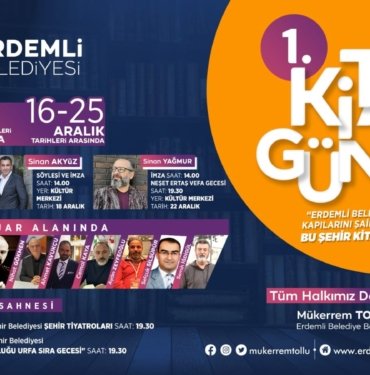 Erdemli Kitap Fuarı 17-26 Aralık 2022